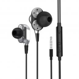 SKI - สกี จำหน่ายสินค้าหลากหลาย และคุณภาพดี | BLL BLL6050 หูฟังสมอลทอล์ค 4 ลำโพง In-Ear Phones (สีดำ)